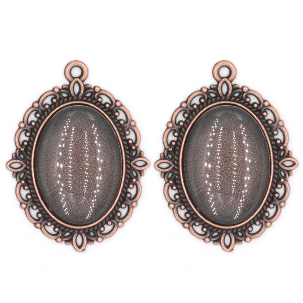 50 ชิ้น จี้อัญมณี ถาดจี้โลหะผส - Jewelry Making With Resin บทวิจารณ์และราคา