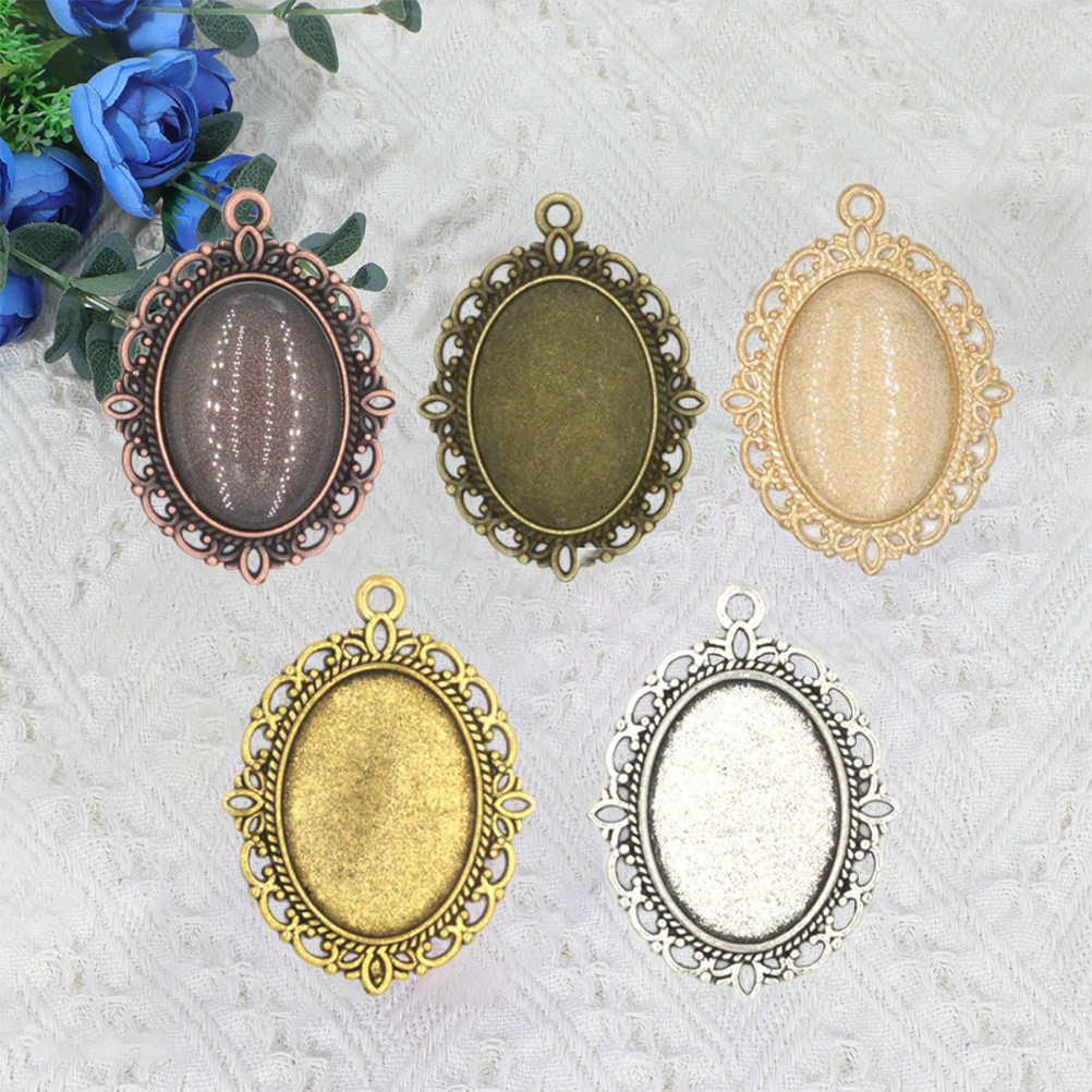50 ชิ้น จี้อัญมณี ถาดจี้โลหะผส - Jewelry Making With Resin บทวิจารณ์และราคา